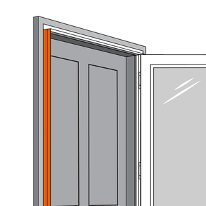 Andersen Storm Door Custom Latch Rail